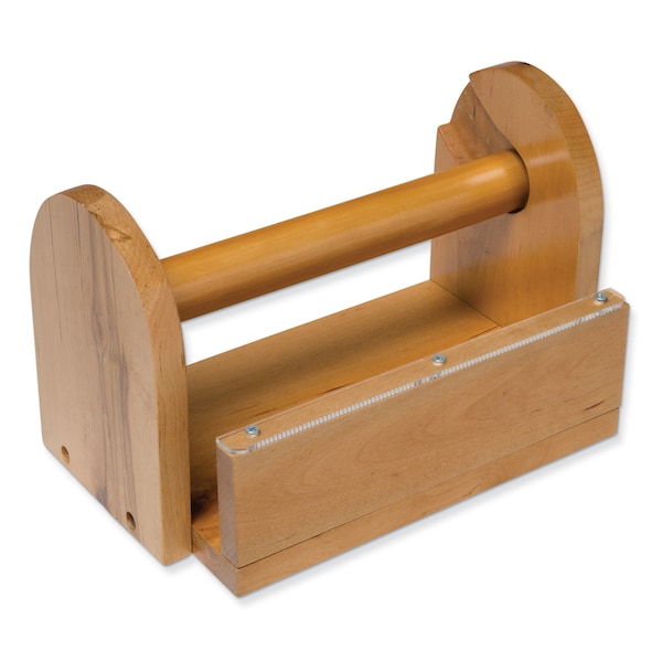 Creativity Street Wood Masking Tape Holder, Natural Wood, 10in x 7in x 6-5/8in PAC3861 - main